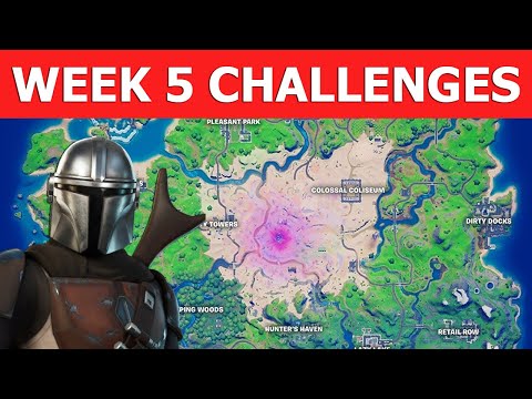 All Week 4 Quests Challenges Guide! Fortnite Chapter 2 Season 5!