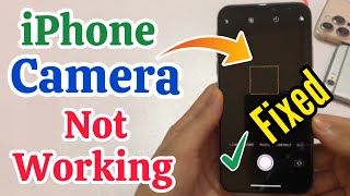 How to Fix iPhone Camera Not Working Black Screen| front camera not working.