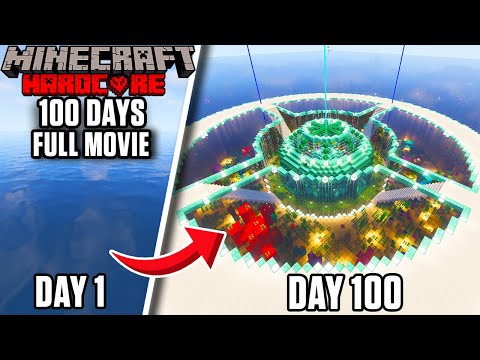 IT'S POPPERS - I Survived 100 Days In An OCEAN ONLY World In Minecraft Hardcore!!
