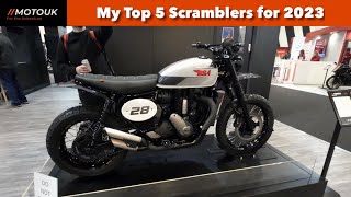 My Top 5 Scrambler Motorcycles from Motorcycle Live 2022 | Which one would you pick?