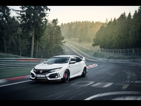 2017 Honda Civic Type R: Rekordfahrt auf der Nürburgring Nordschleife - Autophorie