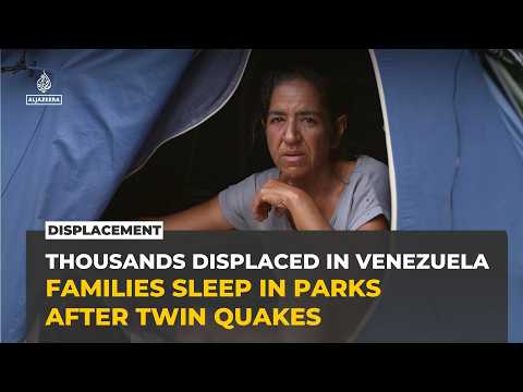 Venezuela earthquakes displace thousands as families shelter in Caracas parks