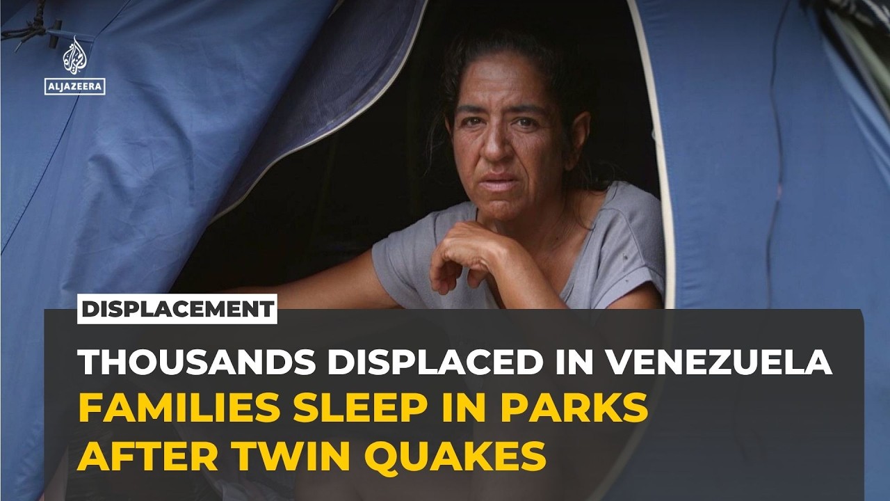 Venezuela earthquakes displace thousands as families shelter in Caracas parks