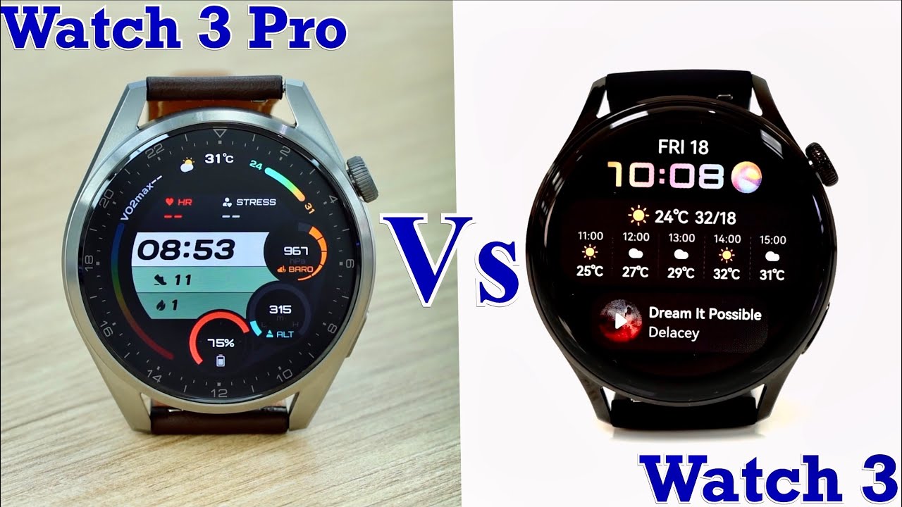 Huawei Watch 3 pro Vs Watch 3: Full and Details Comparison for you to make a Better choice.