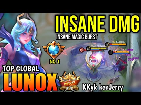 LUNOX BEST BUILD 2023 | TOP GLOBAL LUNOX GAMEPLAY | MOBILE LEGENDS