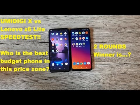 Umidigi X vs Lenovo Z6 Lite-Speedtest on a Budget!Who Is Faster?