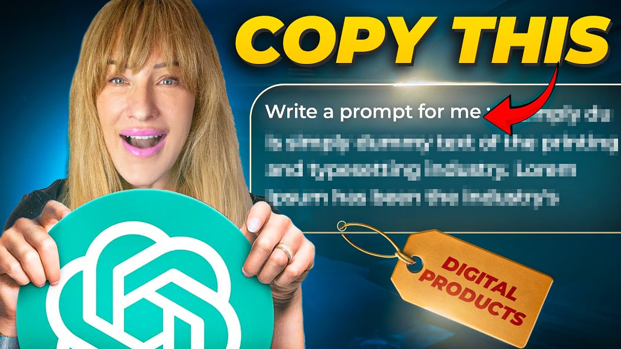 Our thumbnail for “These 6 AI Prompt Unlocks 6 Digital Products You Can Sell”