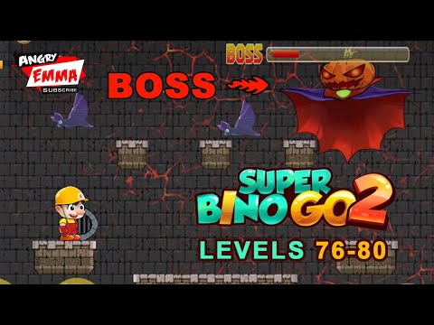 Super Bino Go 2 - Levels 76-80 + BOSS [2K 60fps]