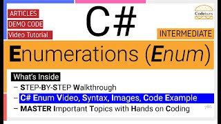 C# Enumeration - Enumeration In C# | Enums