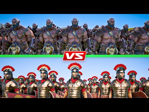 ORC ARMY ATTACK TO ROME ARMY | Ultimate Epic Battle Simulator 2