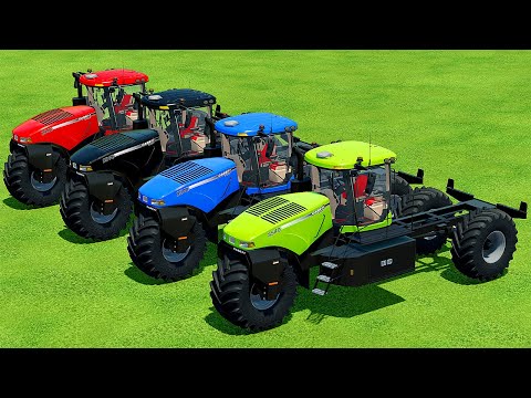 COLORED CROP CASE TRACTORS HARD PARKOUR - Farming Simulator 22