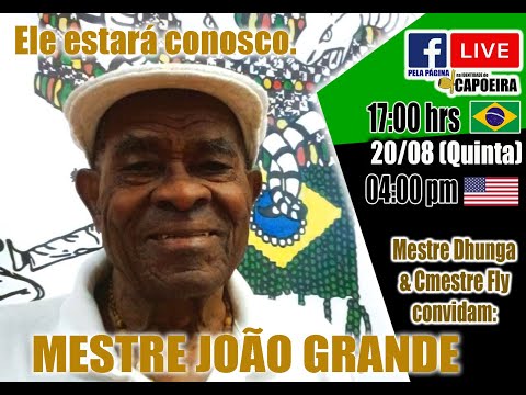 114ª LIVE NA IDENTIDADE DO CAPOEIRA - MESTRE JOÃO GRANDE