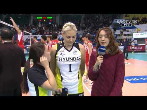 Yeliz Basa (Hyundai Hillstate) Interview  / After 40 points amazing performance,Best Opposite MVP,바샤