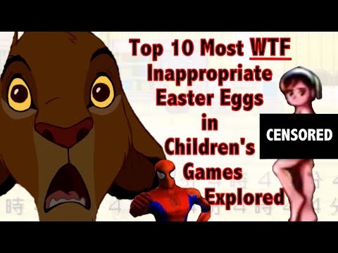 Shocking Easter Eggs in Kid Games Analyzed & Ranked