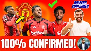 100% CONFIRMED! ✅MAN UTD SHOCKED 4 2! Rashford RETURNS as HUGE Leão & Mbaye Transfer Updates Emerge!