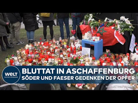 ASCHAFFENBURG: Gedenken an Opfer der Bluttat! Söder und Faeser zum Gottesdienst erwartet