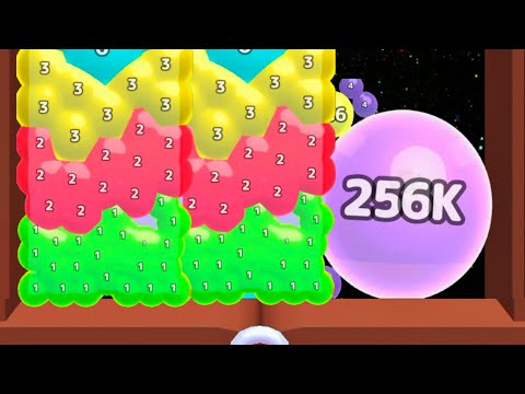Melty Bubble vs Hide Ball - Level Up Ball (ASMR, Max Level) Satisfying Mobile Games