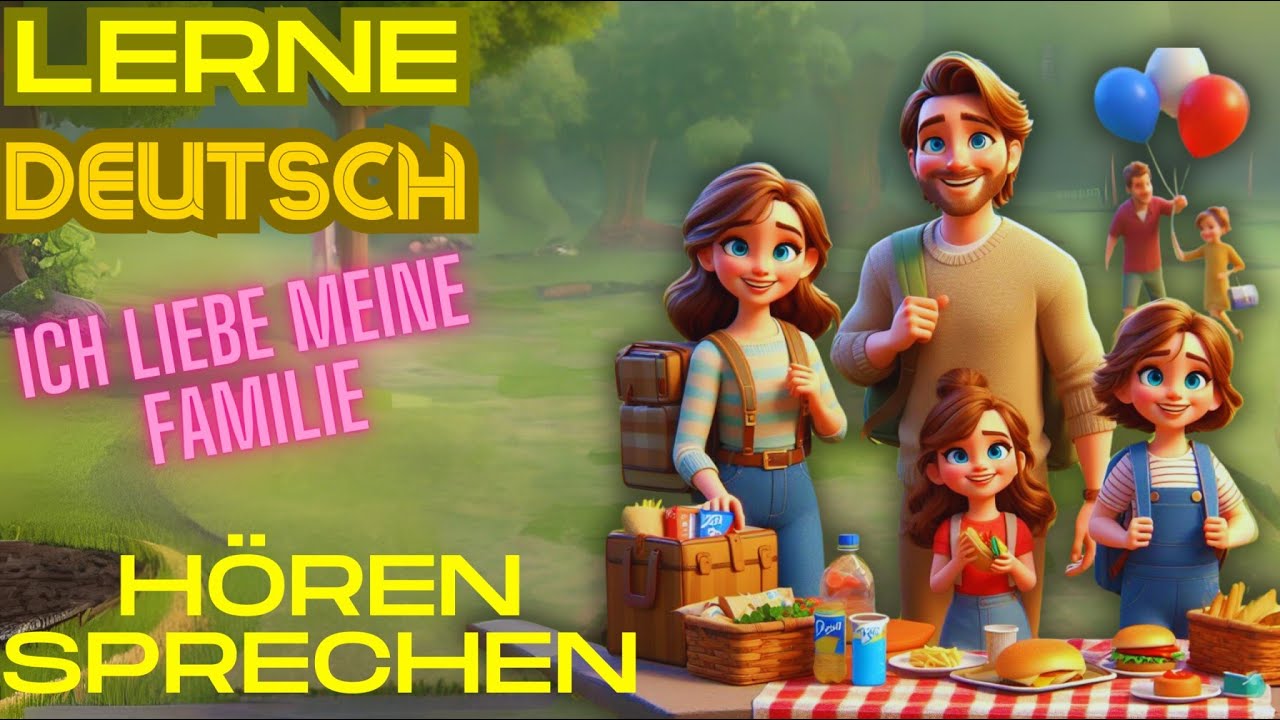 Ich liebe meine Familie| Deutsch Lernen | Sprechen & Hören | Geschichte & Wortschatz