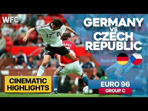 Germany 2-0 Czech Republic | EURO 1996 Group C Match | Highlights & Best Moments