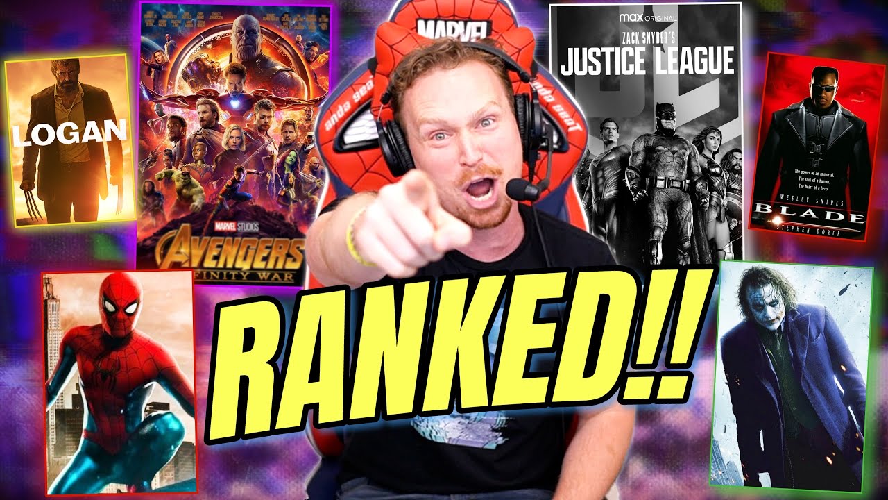25 Best Superhero Movies Of All Time RANKED!! (Marvel | DC | MCU | DCEU)
