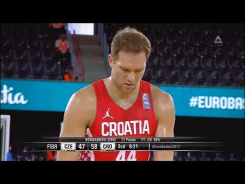 Dario Šarić 18 Pts & Bojan Bogdanović 25 Pts Full Highlights Vs Czech Republic | Eurobasket 2017