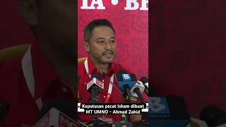 Download lagu Keputusan pecat Isham dibuat MT UMNO - Ahmad Zahid #awaninews mp3
