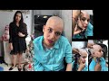 Women Salon HEADSHAVE Young Indian Lady Mundan India Aunty Headshave At Local Barbershop