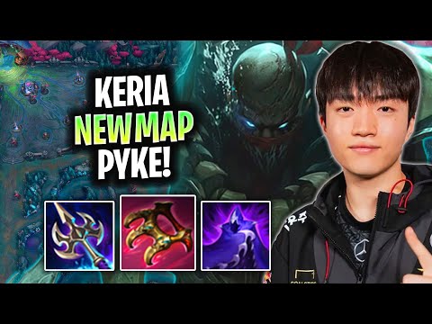 KERIA INSANE PYKE IN THE NEW IONIA MAP! | T1 Keria Plays Pyke Support vs Nautilus!  Season 2025