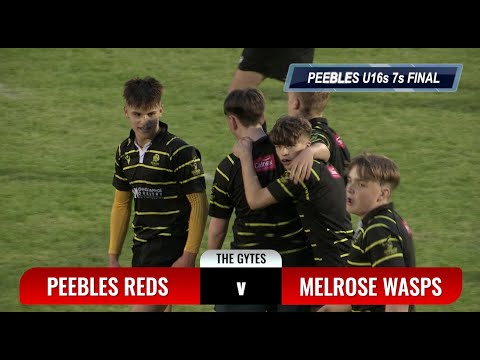 PEEBLES U16s FINAL 2023 - HIGHLIGHTS - MELROSE WASPS v PEEBLES REDS