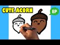 How To Draw A Cute Acorn Easy Pictures To Draw