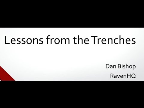 Lessons from the Trenches - Building Enterprise Applications with RavenDB