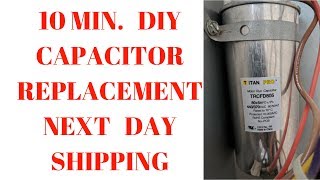 Ten minutes capacitor replacement for ten dollars!