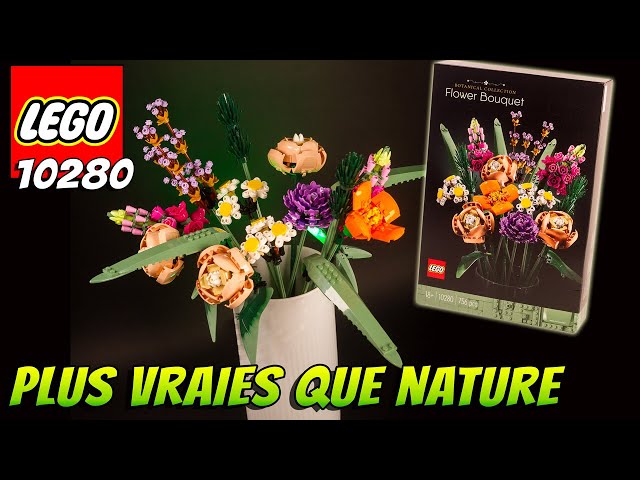 Vídeo relacionado con LEGO Botanicals Flower Bouquet - Artificial Flowers Set for Adults Incl. Roses, Snapdragons, Poppies, Asters & Daisies - Home Decor Gift Idea for Women and Men - Botanical Collection - 10280