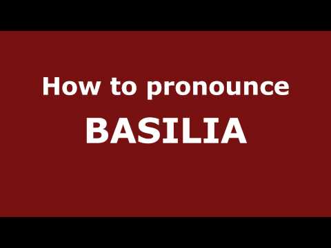 How to Pronounce BASILIA in Spanish - PronounceNames.com