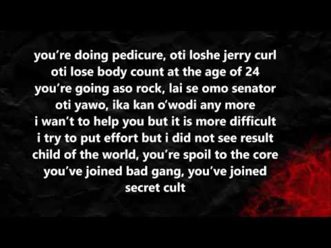 Ajebutter22 ft. Falz - Bad Gang (Lyrics)