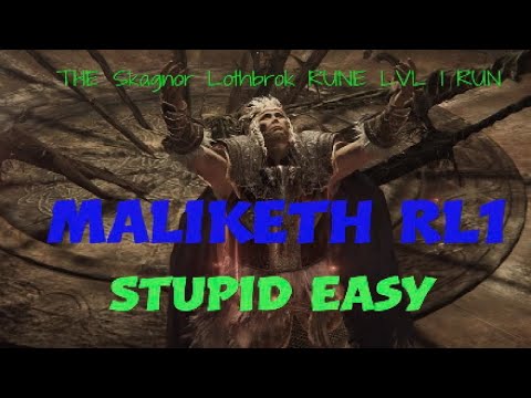 OMG, RL1. - Maliketh, The Black Blade - Stupid Easy - Elden Ring - Wawzers Ka-Powezers - Boss Kill!