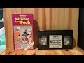 Closing To Winnie The Pooh And A Day For Eeyore Canadian Copy 1987 VHS