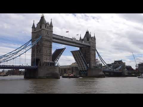 夜に見えるタワーブリッジ