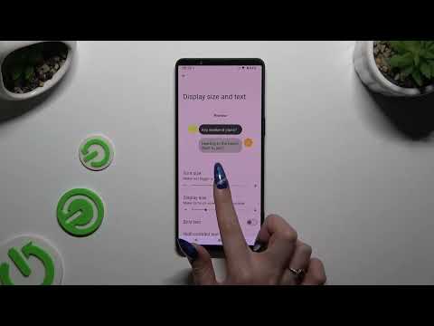 How to Change the System Font Size in SONY Xperia 1 VI