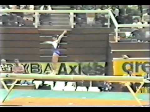 7th T USA Kelly Garrison BB   1983 World Gymnastics Championships 9 350
