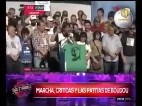 Boudou metió las patas en la fuente de Plaza de Mayo