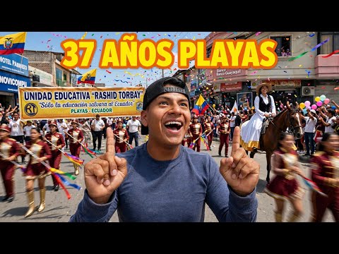 Desfile por los 37 Años de Cantonización de General Villamil Playas 2026 