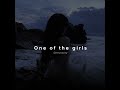 The Weeknd One Of The Girls Slowed Reverb