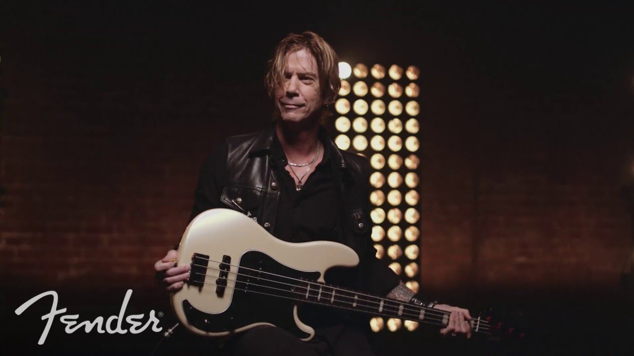 Duff McKagan Plays His Fender Signature Deluxe PrecisionÂ® Bass | Signature Artist Series | Fender - YouTube