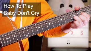 &#39;Baby Don&#39;t Cry&#39; INXS Acoustic Guitar Lesson