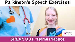 Parkinson’s Speech Exercises: PHYSICIAN ASSISTANTS