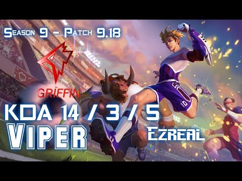 GRF Viper EZREAL vs KAI'SA ADC - Patch 9.18 KR Ranked