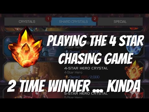 4 Star and Premium Hero Crystal Opening - Marvel Contest of Champions
