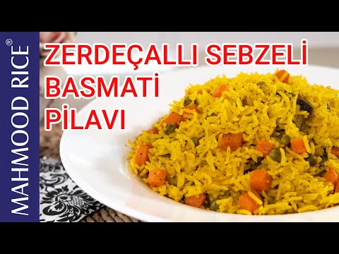 Zerdeçallı Sebzeli Basmati Pilavı