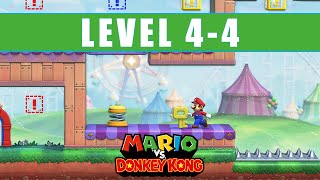 Mario vs Donkey Kong Level 4-4 - Merry Mini Land Level 4